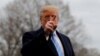 U.S. -- U.S. President Donald Trump talks to reporters as he departs for travel to the U.S.-Mexico border from the White House in Washington, April 5, 2019