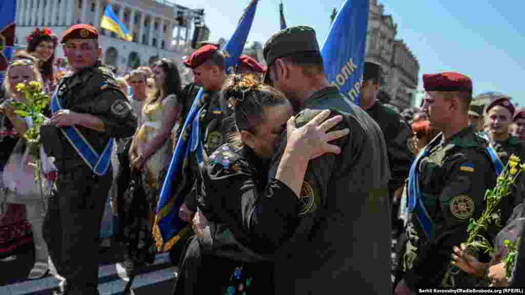 А также говорили слова благодарности